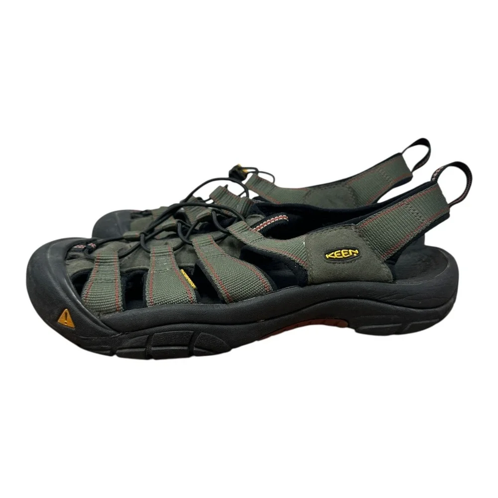 KEEN‎ Men's Size 11 Hiking Water Sandals Olive Green Closed Toe Outdoor Shoes